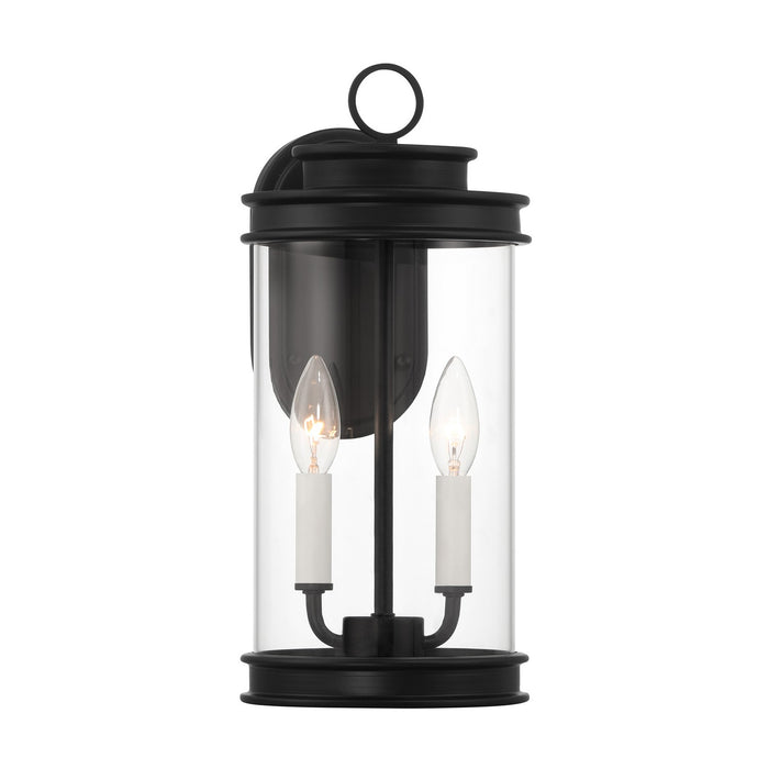 Savoy House 5-904-BK Two Light Outdoor Wall Lantern, Matte Black