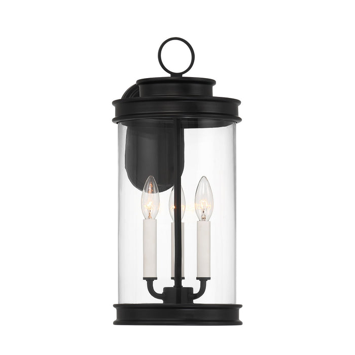 Savoy House 5-905-BK Three Light Outdoor Wall Lantern, Matte Black