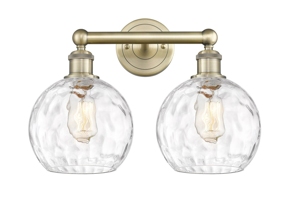 Innovations 616-2W-AB-G1215-8 Two Light Bath Vanity, Antique Brass