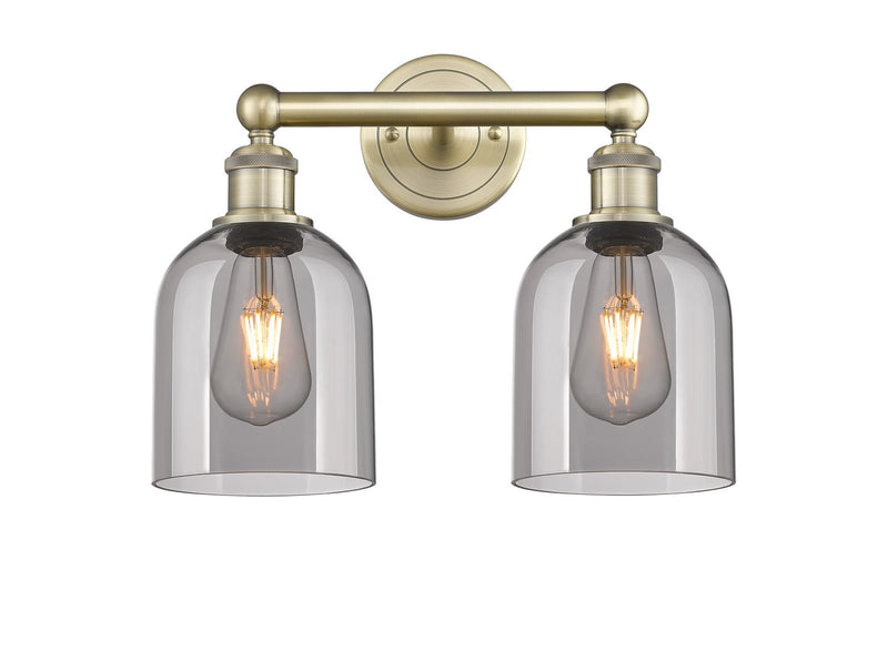 Innovations 616-2W-AB-G558-6SM Two Light Bath Vanity, Antique Brass