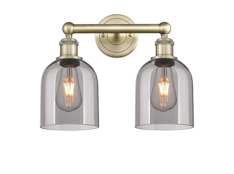 Innovations 616-2W-AB-G558-6SM Two Light Bath Vanity, Antique Brass