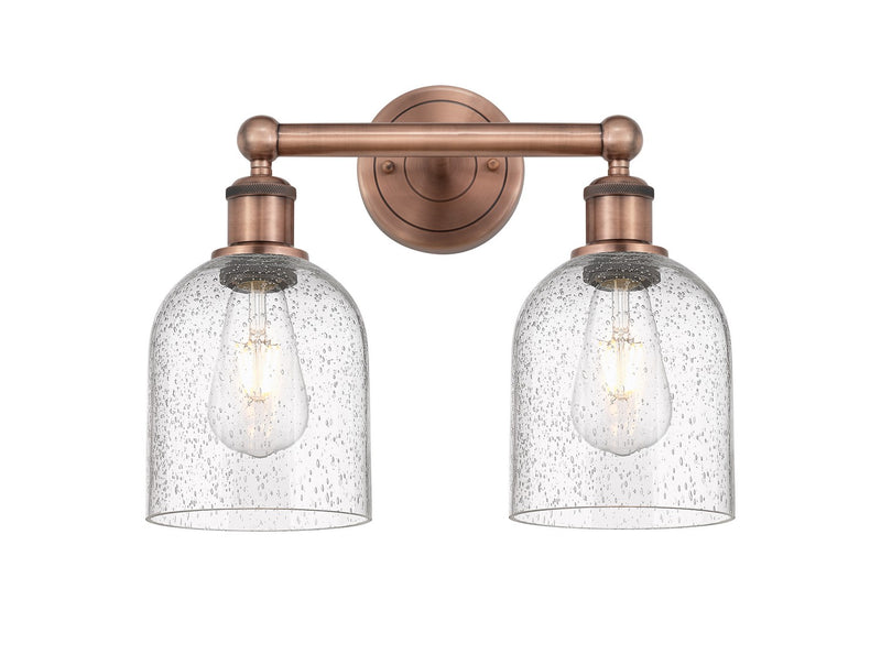 Innovations 616-2W-AC-G558-6SDY Two Light Bath Vanity, Antique Copper