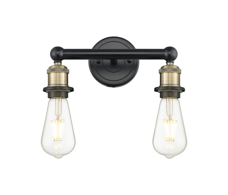Innovations 616-2W-BAB Two Light Bath Vanity, Black Antique Brass