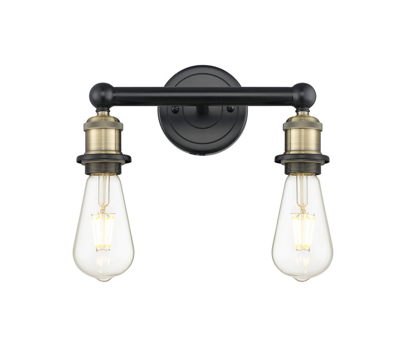 Innovations 616-2W-BAB Two Light Bath Vanity, Black Antique Brass