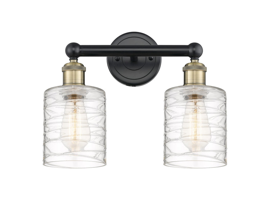 Innovations 616-2W-BAB-G1113 Two Light Bath Vanity, Black Antique Brass