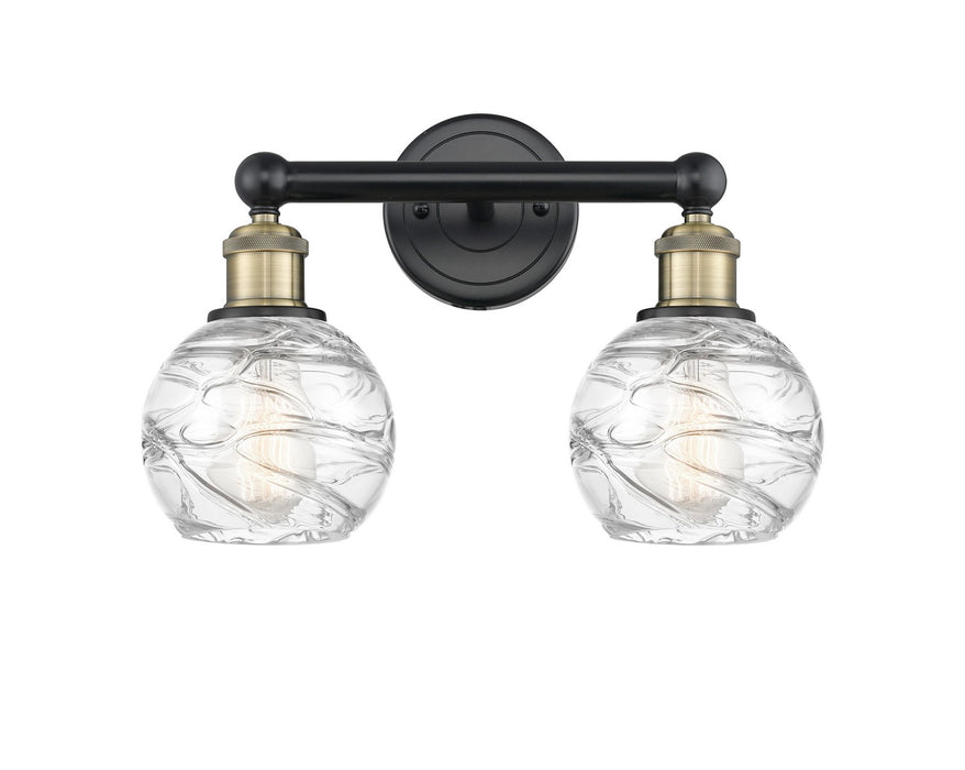 Innovations 616-2W-BAB-G1213-6 Two Light Bath Vanity, Black Antique Brass