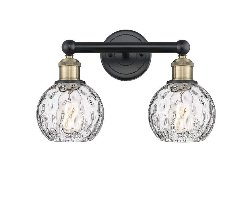 Innovations 616-2W-BAB-G1215-6 Two Light Bath Vanity, Black Antique Brass