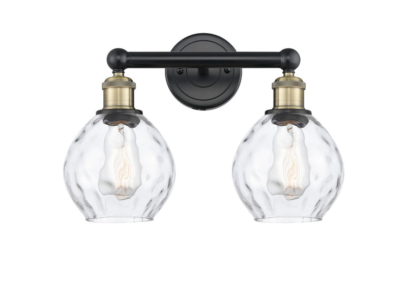 Innovations 616-2W-BAB-G362 Two Light Bath Vanity, Black Antique Brass