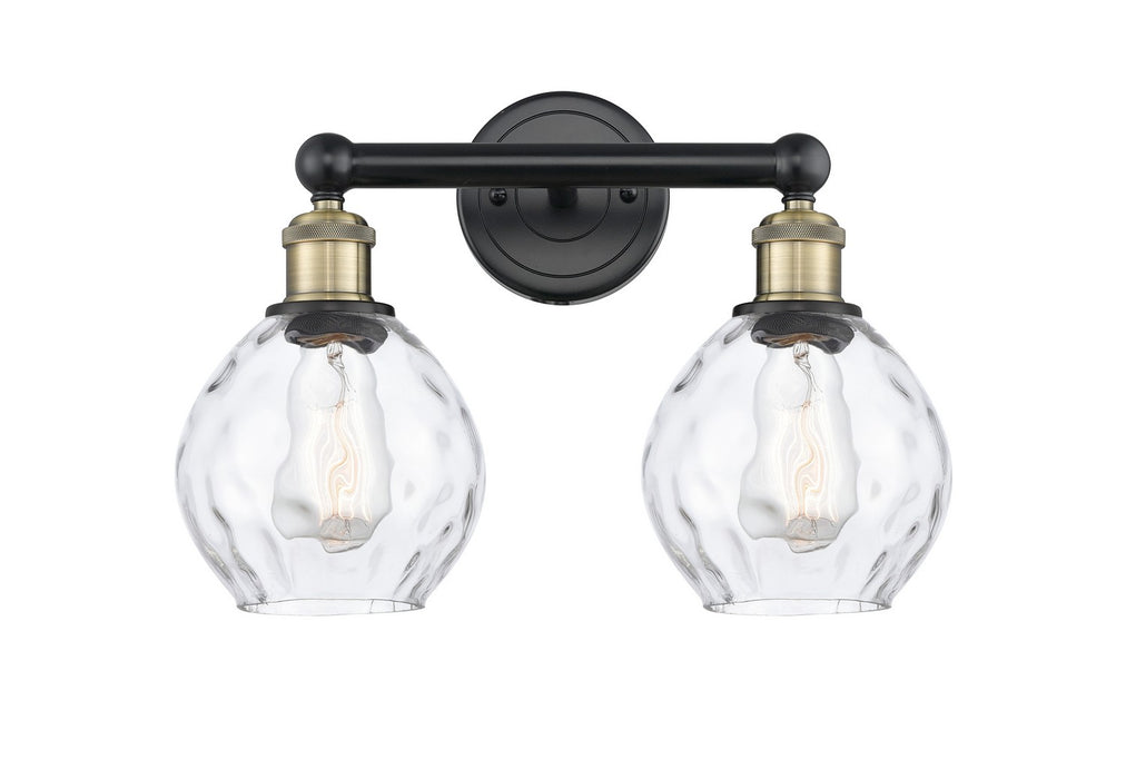 Innovations 616-2W-BAB-G362 Two Light Bath Vanity, Black Antique Brass