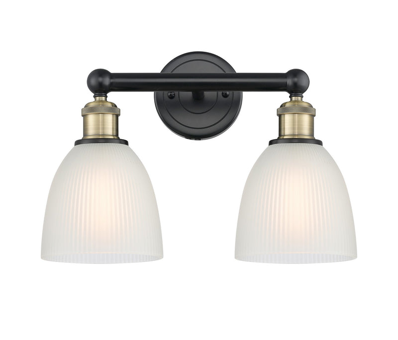 Innovations 616-2W-BAB-G381 Two Light Bath Vanity, Black Antique Brass