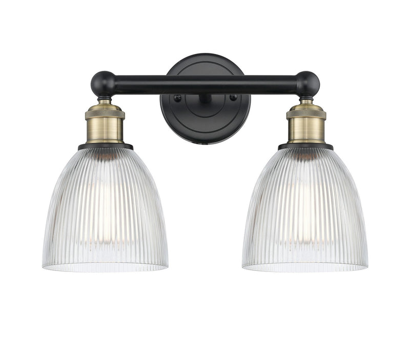 Innovations 616-2W-BAB-G382 Two Light Bath Vanity, Black Antique Brass
