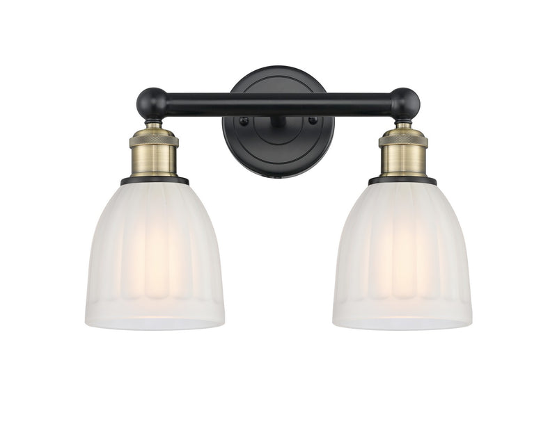 Innovations 616-2W-BAB-G441 Two Light Bath Vanity, Black Antique Brass