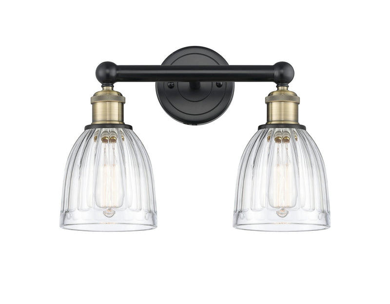 Innovations 616-2W-BAB-G442 Two Light Bath Vanity, Black Antique Brass