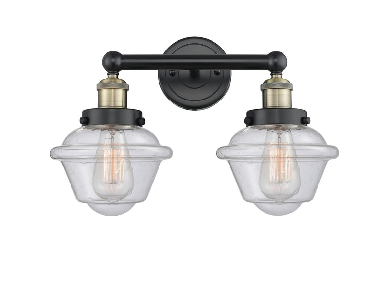 Innovations 616-2W-BAB-G534 Two Light Bath Vanity, Black Antique Brass
