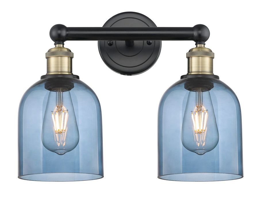 Innovations 616-2W-BAB-G558-6BL Two Light Bath Vanity, Black Antique Brass