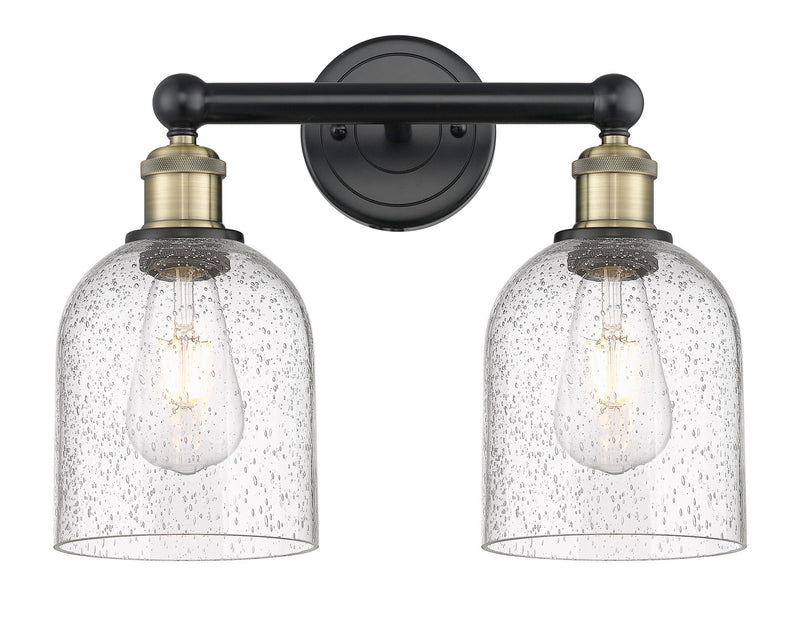 Innovations 616-2W-BAB-G558-6SDY Two Light Bath Vanity, Black Antique Brass