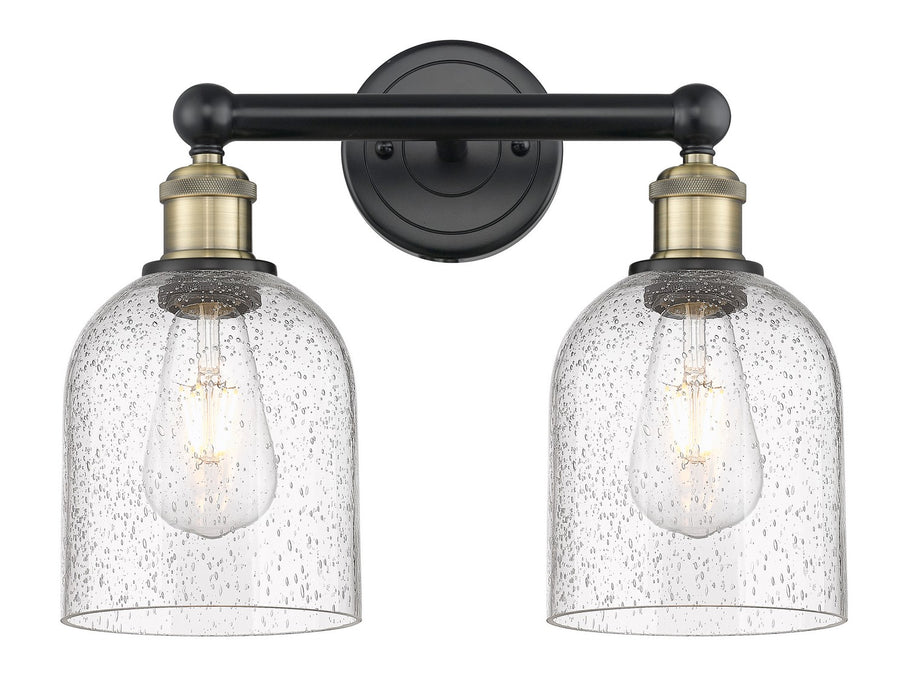 Innovations 616-2W-BAB-G558-6SDY Two Light Bath Vanity, Black Antique Brass