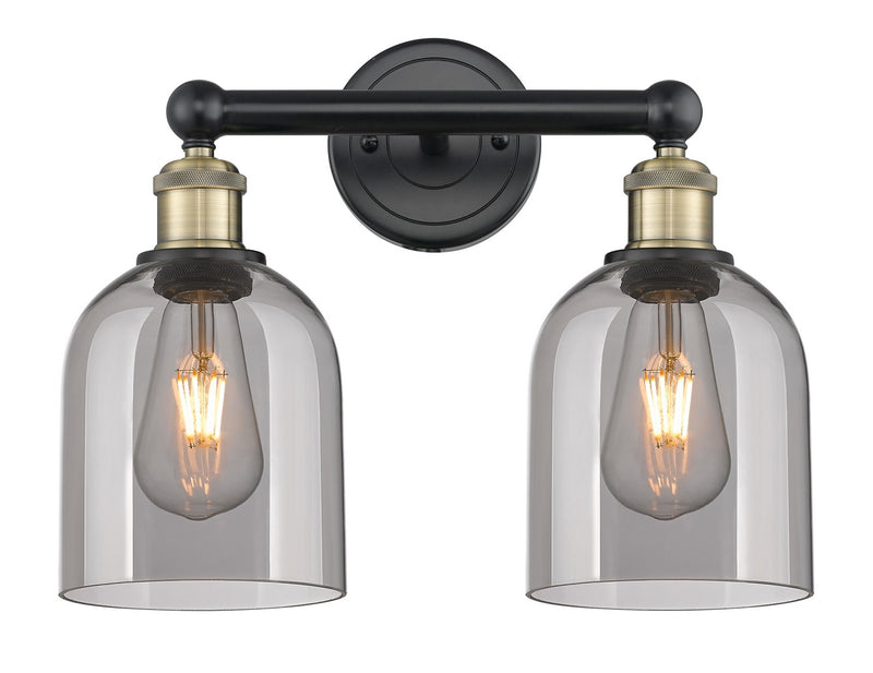 Innovations 616-2W-BAB-G558-6SM Two Light Bath Vanity, Black Antique Brass