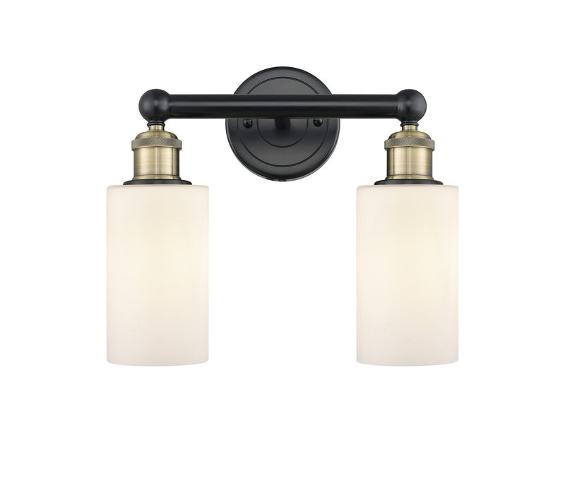 Innovations 616-2W-BAB-G801 Two Light Bath Vanity, Black Antique Brass