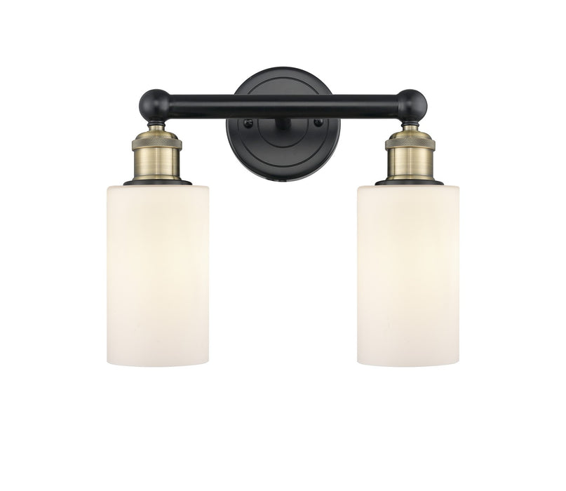 Innovations 616-2W-BAB-G801 Two Light Bath Vanity, Black Antique Brass