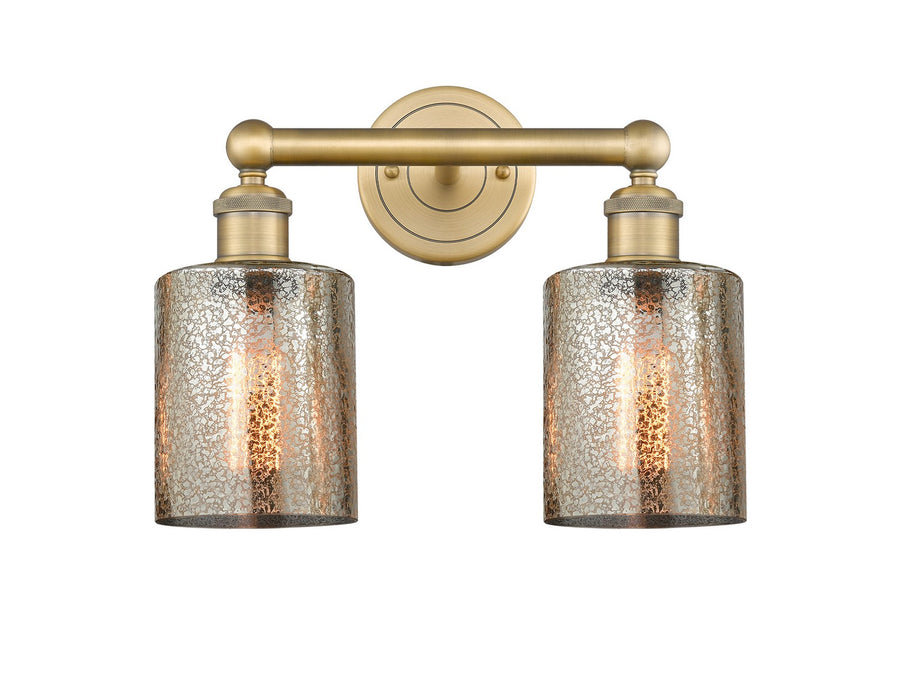 Innovations 616-2W-BB-G116 Two Light Bath Vanity, Brushed Brass