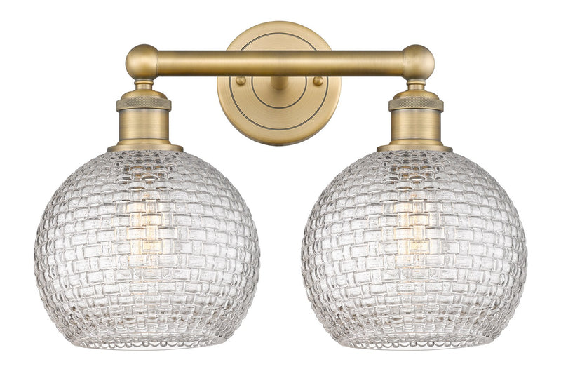 Innovations 616-2W-BB-G122C-8CL Two Light Bath Vanity, Brushed Brass