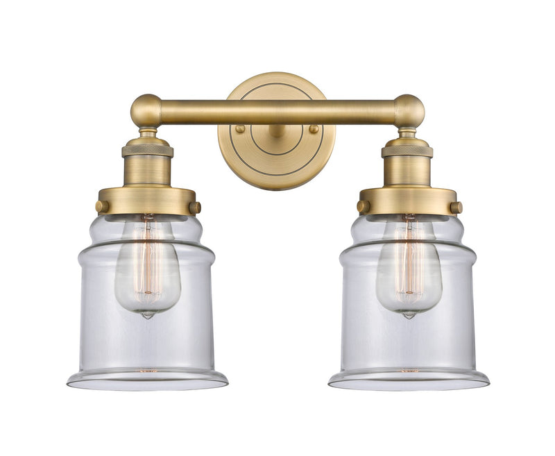 Innovations 616-2W-BB-G182 Two Light Bath Vanity, Brushed Brass