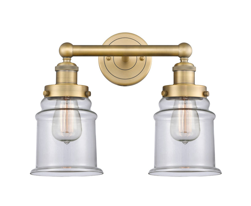 Innovations 616-2W-BB-G182 Two Light Bath Vanity, Brushed Brass