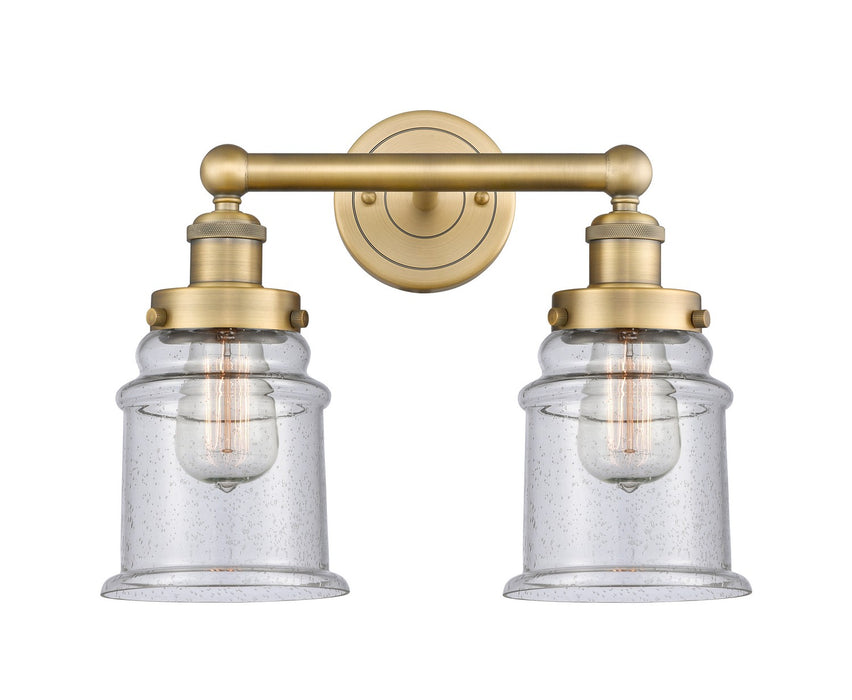 Innovations 616-2W-BB-G184 Two Light Bath Vanity, Brushed Brass