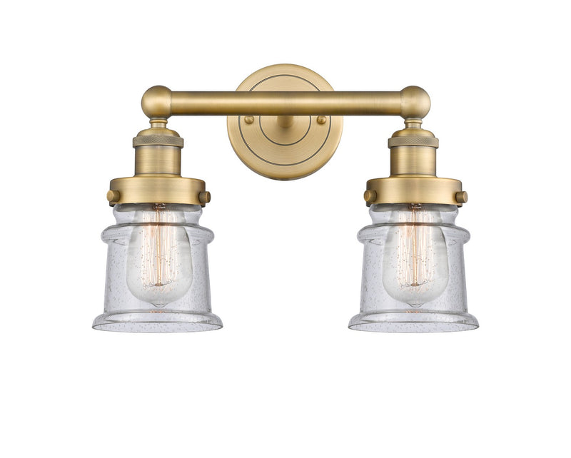 Innovations 616-2W-BB-G184S Two Light Bath Vanity, Brushed Brass