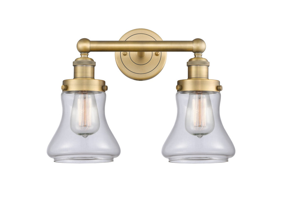 Innovations 616-2W-BB-G192 Two Light Bath Vanity, Brushed Brass