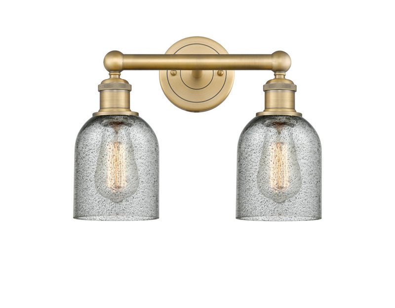 Innovations 616-2W-BB-G257 Two Light Bath Vanity, Brushed Brass