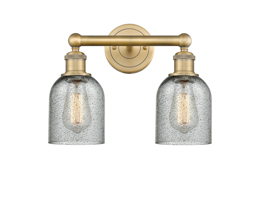 Innovations 616-2W-BB-G257 Two Light Bath Vanity, Brushed Brass