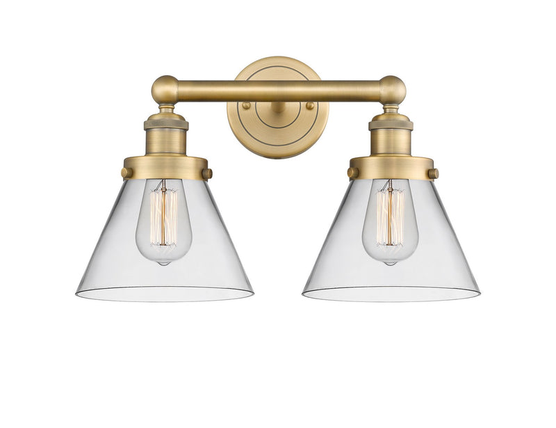Innovations 616-2W-BB-G42 Two Light Bath Vanity, Brushed Brass