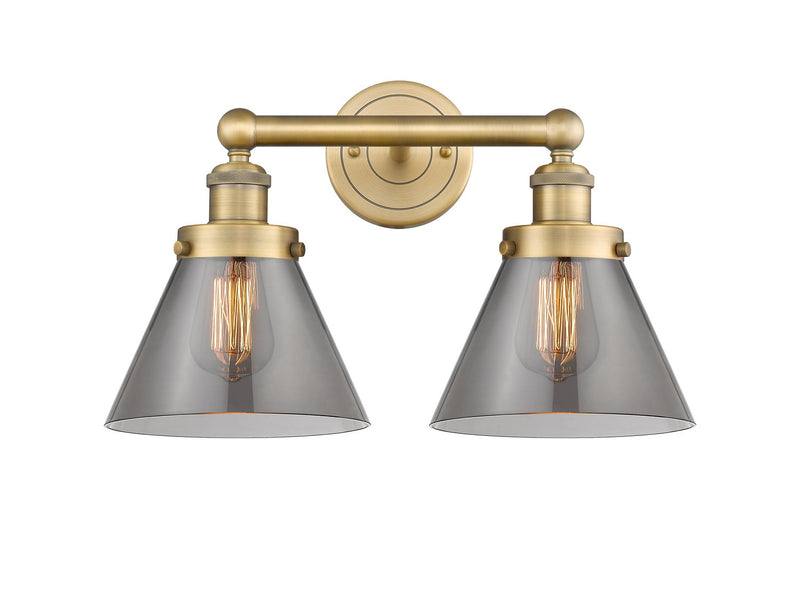 Innovations 616-2W-BB-G43 Two Light Bath Vanity, Brushed Brass