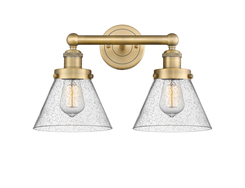 Innovations 616-2W-BB-G44 Two Light Bath Vanity, Brushed Brass