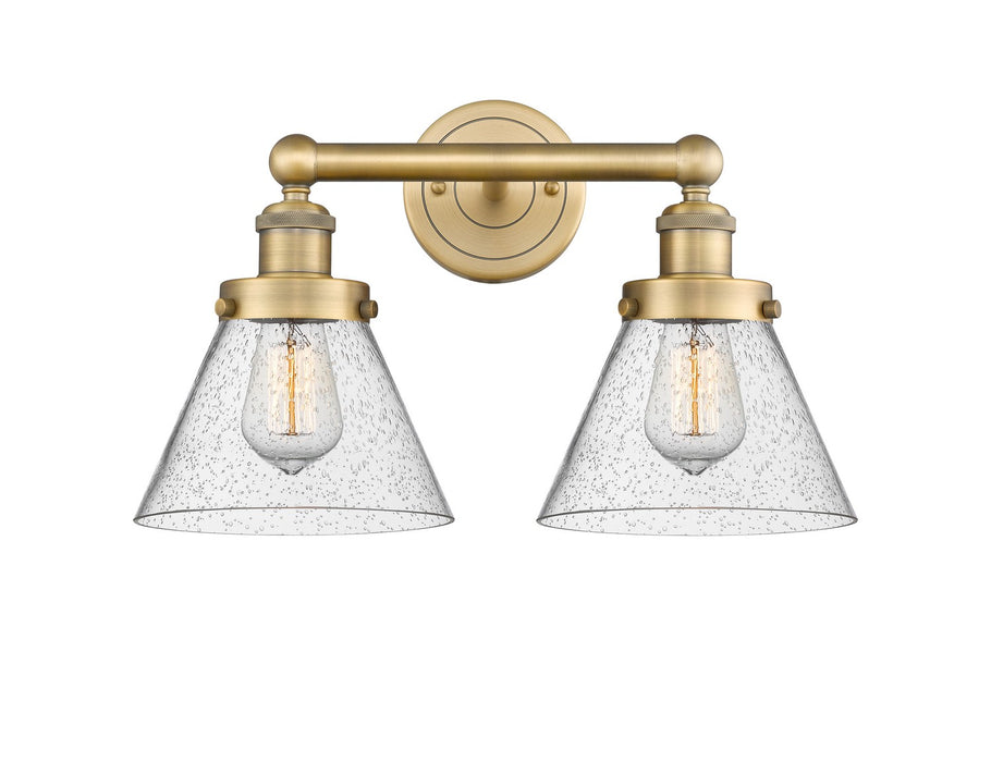 Innovations 616-2W-BB-G44 Two Light Bath Vanity, Brushed Brass
