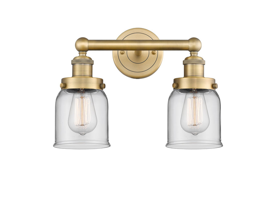 Innovations 616-2W-BB-G52 Two Light Bath Vanity, Brushed Brass