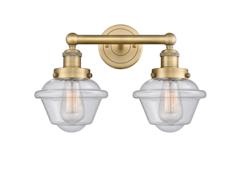 Innovations 616-2W-BB-G534 Two Light Bath Vanity, Brushed Brass