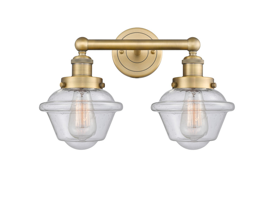 Innovations 616-2W-BB-G534 Two Light Bath Vanity, Brushed Brass