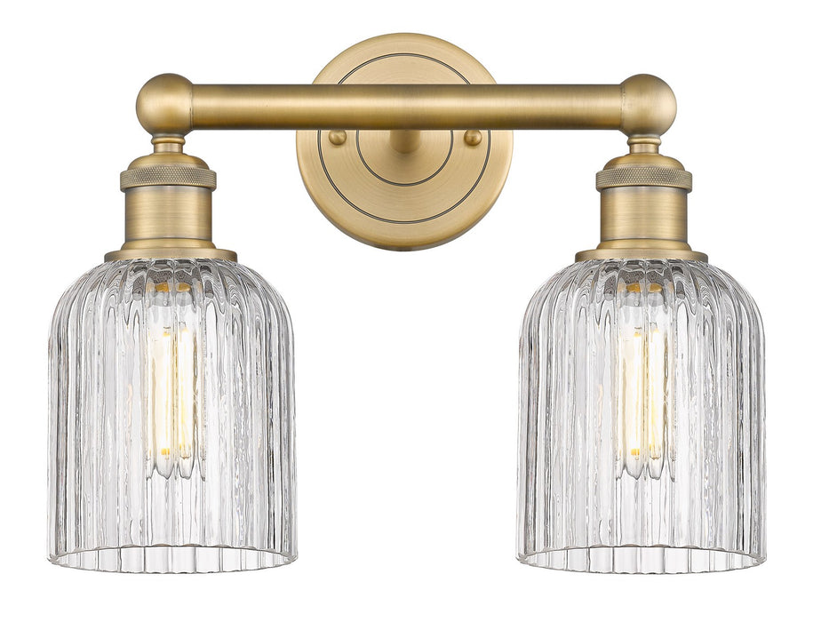 Innovations 616-2W-BB-G559-5CL Two Light Bath Vanity, Brushed Brass