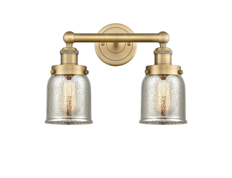 Innovations 616-2W-BB-G58 Two Light Bath Vanity, Brushed Brass