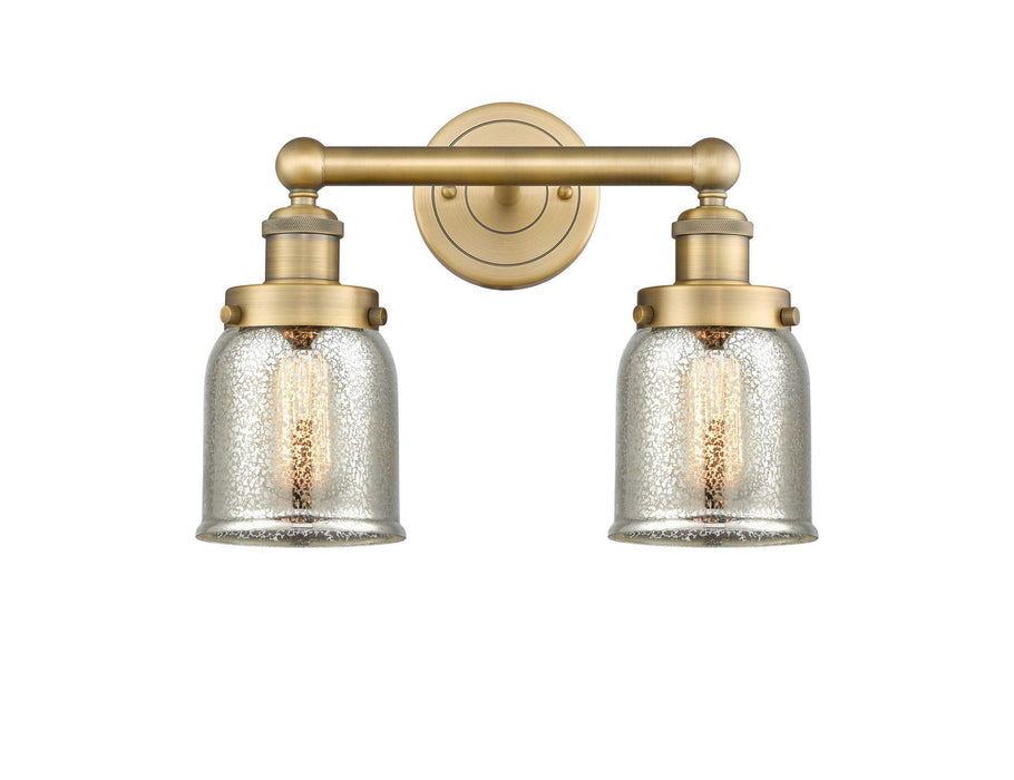 Innovations 616-2W-BB-G58 Two Light Bath Vanity, Brushed Brass