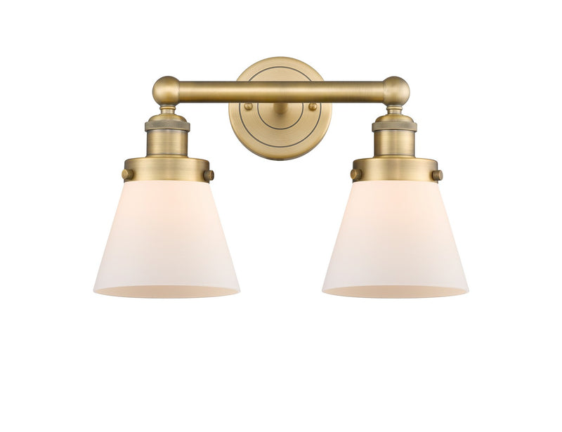 Innovations 616-2W-BB-G61 Two Light Bath Vanity, Brushed Brass