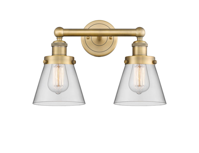 Innovations 616-2W-BB-G62 Two Light Bath Vanity, Brushed Brass