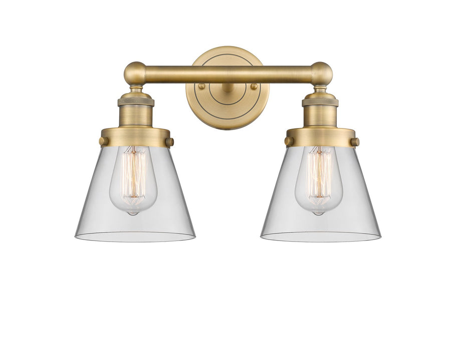 Innovations 616-2W-BB-G62 Two Light Bath Vanity, Brushed Brass