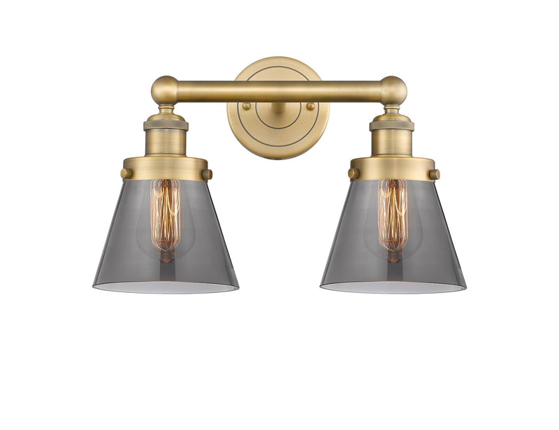 Innovations 616-2W-BB-G63 Two Light Bath Vanity, Brushed Brass