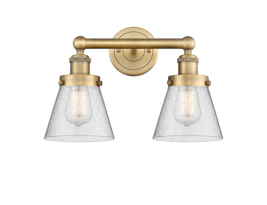 Innovations 616-2W-BB-G64 Two Light Bath Vanity, Brushed Brass