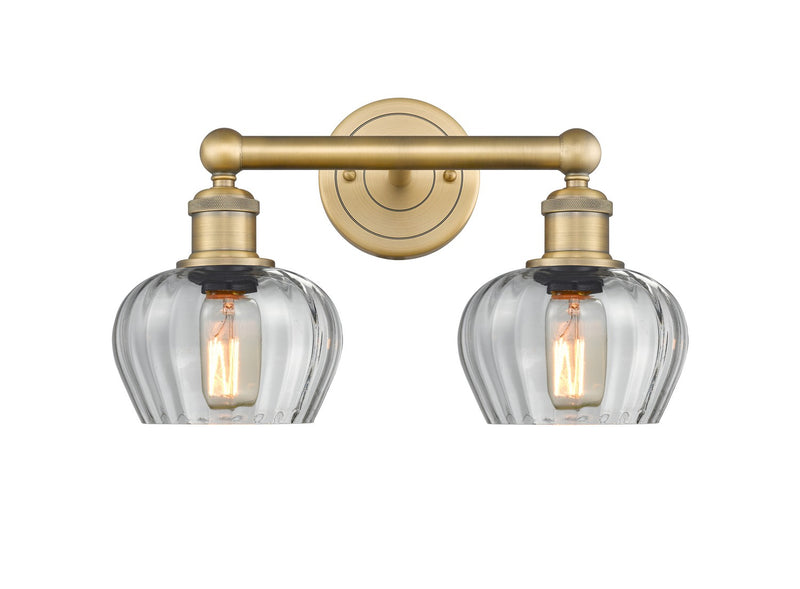 Innovations 616-2W-BB-G92 Two Light Bath Vanity, Brushed Brass