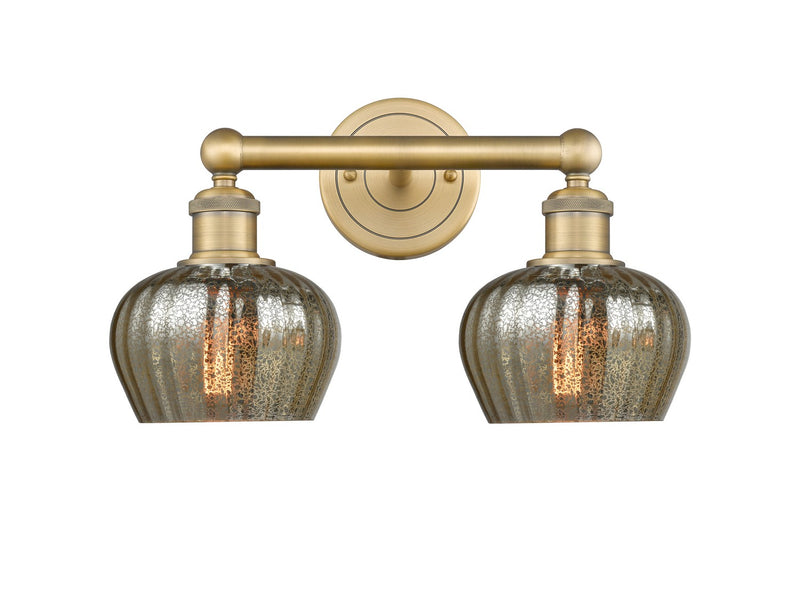 Innovations 616-2W-BB-G96 Two Light Bath Vanity, Brushed Brass